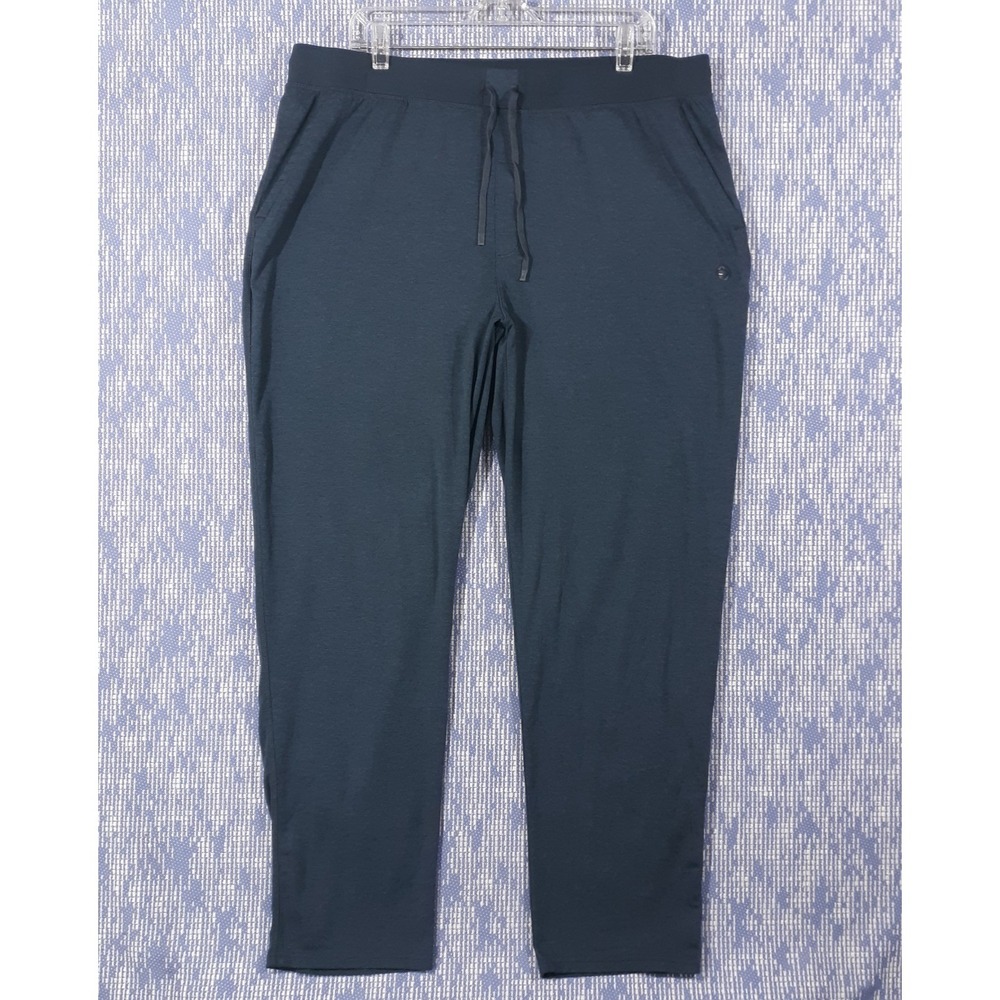L.L. Bean‎ Jogger Pants Mens 2XL x 32" Straight Leg Teal Athletic